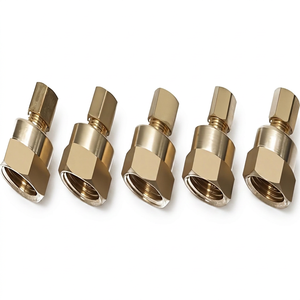 Adaptador Hembra de Compresión (AOL-107)SAE # 060103 Conector de tubería Adaptador de tubería Adaptador de tubería roscado - Product Image 1