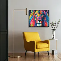 Picture Animal Picture Dropshipping Custom Picture Design Abstract Full Drill 5D Diy Diamond Animal Painting Lion