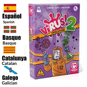 Nuevo <span class=keywords><strong>Juego</strong></span> de Cartas de Rompecabezas sobre Infecciones Virales en Español, Versión en Inglés, para Entretenimiento Familiar y de Padres e Hijos - Product Image 2