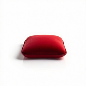 Cojín de Asiento Rojo Terciopelo de una Sola Pieza para Mayor Comodidad en el Interior del Automóvil - Product Image 2