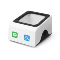 Escáner de Códigos de Barras Omnidireccional Fijo R49, USB con Cable, Lector de Códigos 1D, 2D y QR, Escáner de Códigos de Pago, en Stock