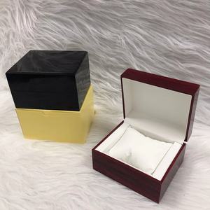 Factory Direct Custom Classic <b>Small</b> size wooden watch <b>box</b> with leather lining for man,Custom logo and color for the watch <b>box</b> - Product Image 2