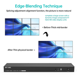 Contrôleur de mur vidéo 1080P HD <span class=keywords><strong>HDMI</strong></span> 3x4 <span class=keywords><strong>1</strong></span> en 12 sorties Splicer, MT-VIKI disponible 2x2 3x3 3x4 - Product Image 4