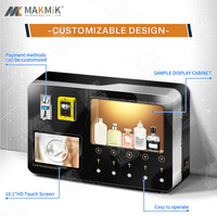 Distributeur automatique de parfums de luxe MK, modèle Dubaï, paiement multi-devises, interface utilisateur multilingue, SDK, écran tactile antivol pour les centres commerciaux des Émirats arabes unis