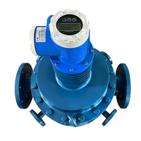 Medidor de Flujo de Engranajes Ovalados de Acero Fundido Jingjie, Alta Temperatura, Alta Viscosidad, Pantalla Digital, Mecánico, 3'', para Líquidos, Agua, Asfalto, OEM