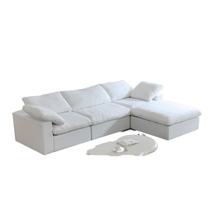 Set Sofa Modular ATUNUS <span class=keywords><strong>USA</strong></span>, Pengiriman Langsung, Sofa Kain Modern dengan Busa, Warna Hitam Putih Abu-abu, untuk Ruang Tamu Apartemen - Product Image 2