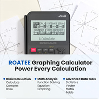 Calculatrice graphique NEWYES à 10 modes, calculatrice scientifique éducative pour les étudiants en mathématiques avec bloc-notes numérique et grand écran