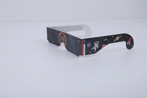 Gafas para <span class=keywords><strong>Eclipse</strong></span> Solar con Certificación ISO al por Mayor, Diseño Personalizado, Gafas de Papel 3D para Observación - Product Image 4