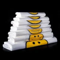 Bolsas desechables de plástico con Logo personalizado impreso, para camisetas de supermercado