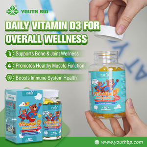 Gomitas de Vitamina D3 del Fabricante Original, Fórmula sin Gelatina y a Base de <span class=keywords><strong>Pectina</strong></span> para Apoyo Inmunológico, Salud Ósea, Gomitas Suaves - Product Image 5