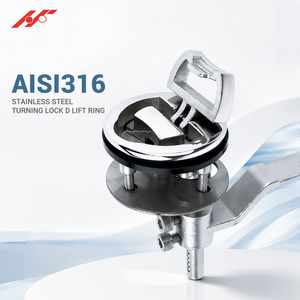 Anneau de levage en D en acier inoxydable AISI316 de marque HF, quincaillerie marine, accessoires pour bateaux - Product Image 6