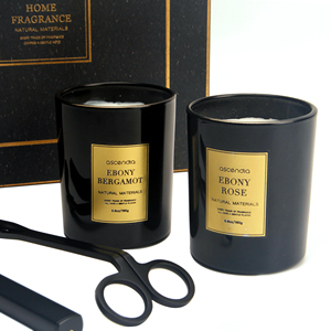 Ascendio - Juego de Regalo de Velas Aromáticas, Cera Vegetal Natural Perfumada con Encendedor y Cortador de Mechas - Product Image 5