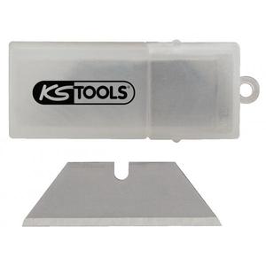 KS TOOLS - 907.2164 Cuchillas trapezoidales, dispensador con 5 piezas, para 970.2173 - EAN 4042146142738 CUCHILLOS Y CORTADORES - Product Image 1