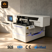 Mesin Printer UV 9060 untuk Bisnis Menengah, Printer Flatbed Horizontal Industri, Mesin Cetak Sinkron Warna Putih dan Pernis