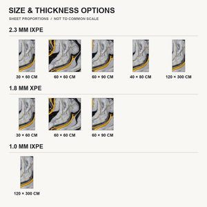 Toptan Siyah Beyaz Altın Desenli Mermer Görünümlü Kendinden Yapışkanlı Duvar Kağıdı 1.8mm XPE Levhalar İç Mekan Müteahhitleri İçin 653D1 - Product Image 6
