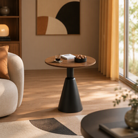 Fauteuil Lounge Rond Moderne Rembourré Noir – Siège d'Appoint pour Hall d'Hôtel, Salle de Banquet, Réception, Club et Mobilier de Restaurant