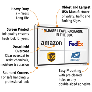 Securun <span class=keywords><strong>2025</strong></span> nhôm bền Heavy Duty dấu hiệu giao thông Màn hình in cho <span class=keywords><strong>usps</strong></span>/fedex/UPS Gói giao hàng - Product Image 5