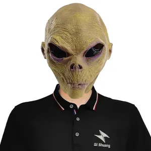 Custom Realistic Halloween Horror Latex Mask Cosplay Party Horror Alien Full Face Latex Mask