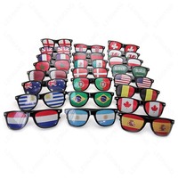 2026 Football Cup bricolage lunettes de soleil personnalisées autocollants à la mode motif décalcomanies pour fête lunettes Festival lunettes