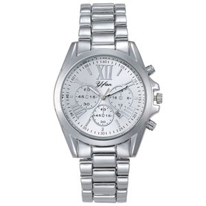 Montres de couple élégantes et minimalistes à chiffres romains - Nouveau coffret cadeau de montres-bracelets décontractées à quartz à trois aiguilles pour hommes et femmes - Product Image 1