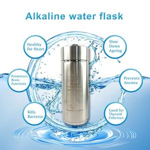 Gourde à eau alcaline nano <span class=keywords><strong>pH</strong></span> 9,5, ioniseur alcalin équilibré, bouteille, gobelet à eau nano, générateur d'hydrogène, eau en acier inoxydable 304 - Product Image 2