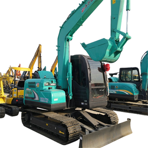 90% nuevo seguro y confiable Kobelco mini excavadora usada al por mayor 7ton sk75 excavadora de agricultura doméstica de segunda mano en stock - Product Image 1