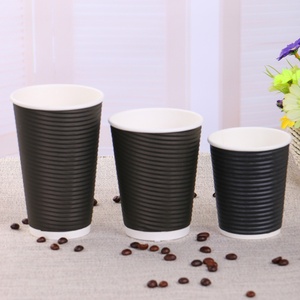 Servicio de Personalización de Vasos Desechables de Papel Kraft de Doble Pared para Café, Vino y Tequila, con Aislamiento Térmico, Impresión Personalizada OEM de P&M - Product Image 3