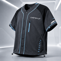 Maillot de baseball personnalisé en gros, respirant, à séchage rapide, uniforme d'équipe