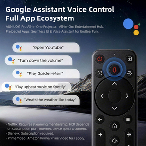 โปรเจคเตอร์ U001 Pro GTV 4K Android 14 ความสว่าง 2050 ANSI ลูเมนส์ ได้รับการรับรอง Google TV รองรับ 4K EDID2.1 ค้นหาด้วยเสียง โฮมเธียเตอร์ LED LCD 1080P - Product Image 4