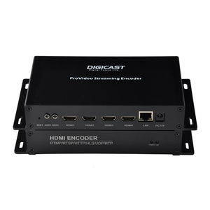 Codificador IP HDCP de 4 <span class=keywords><strong>Canales</strong></span> para Radiodifusión y Televisión H.264/H.265 con Gestión HLS/RTMP Basada en Web - Product Image 6