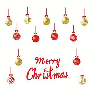 Aimants de Noël Art Déco personnalisés, autocollants muraux réfléchissants et imperméables, autocollants de réfrigérateur en papier de forme personnalisée pour les fêtes - Product Image 4