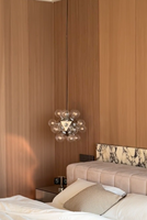 Panneau décoratif moderne en bambou, grille en bois, écran d'intimité intérieur, cloison murale et de plafond, écologique, imperméable, design en treillis