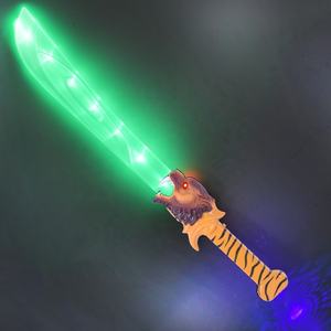 Accesorios de Cosplay, <span class=keywords><strong>arma</strong></span>, Tigre, cuchillo parpadeante, luz Led, espada, juguetes, novedad de <span class=keywords><strong>2022</strong></span> - Product Image 1