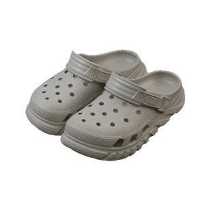 <span class=keywords><strong>Crocs</strong></span> pour hommes, pantoufles à semelles épaisses, sandales à bout fermé, semelle extérieure antidérapante en EVA, chaussures de plage décontractées d'été, talon de 2-3cm d'épaisseur moyenne - Product Image 3