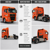 Camion tracteur diesel SITRAK G7S 6x4 530HP d'occasion avec couple élevé pour la logistique transfrontalière SITRAK 6*4 Rapport de vitesse 2.85