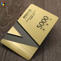 Tophonesty personnalisé titane carte de visite RFID impressionné carte à gratter NFC Communication HF/UHF cadeau d'invitation d'affaires