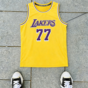 เสื้อบาสเก็ตบอลคุณภาพสูง พิมพ์โลโก้ตามสั่ง ไซส์ใหญ่ ยูนิเซ็กซ์ แห้งเร็ว ระบายอากาศได้ดี ชุดกีฬา - Product Image 2