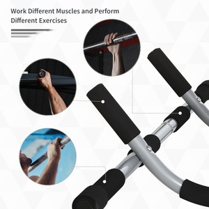 Barra de entrenamiento para la parte superior del cuerpo directa de fábrica, equipo de gimnasio en casa, puerta, ejercicio, puerta, Barbilla, barra de dominadas - Product Image 2