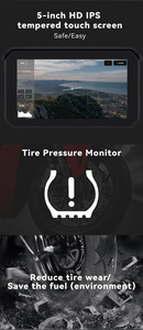 Galayintt Monitor GPS sepeda motor, layar navigasi GPS otomatis <span class=keywords><strong>Android</strong></span> Carplay 5 inci 1080P dengan BT TPMS kamera dasbor DVR perekam Wifi - Product Image 4