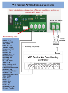 وحدة تحكم في تكييف الهواء المركزي VRF للمنزل الذكي من Tuya لعام 2024، بوابة Wifi Zigbee، تحكم عن بعد عبر التطبيق والصوت، تصميم شريط بشاشة IPS - Product Image 5