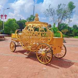 Carrozza Elettrica Stile Cenerentola con Design Ornato <span class=keywords><strong>per</strong></span> Giro Turistico all'Aperto - Carrozza Classica - Product Image 4