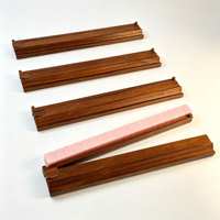 Support de Mahjong en Bois avec Barre de Poussée - Support de Jeu Polyvalent pour Cartes, Dominos et Mahjong, Accessoire de Table, Vente en Gros