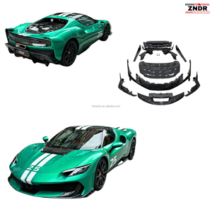 ชุดแต่งคาร์บอนไฟเบอร์แห้งสำหรับ Ferrari 296 Speciale รุ่น 296GTB GTS Speciale ประกอบด้วยกันชนหน้า-หลัง สเกิร์ตข้าง ดิฟฟิวเซอร์ และฝากระโปรง - Product Image 1