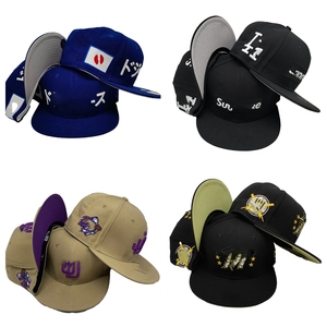 Nuevos Estilos <span class=keywords><strong>de</strong></span> <span class=keywords><strong>Gorras</strong></span> <span class=keywords><strong>de</strong></span> 6 Paneles, Ajustables, con Cierre a Presión, Logotipo Bordado Personalizado, Visera Plana, Gorra Deportiva <span class=keywords><strong>de</strong></span> Béisbol para Equipo - Product Image 6