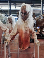 Parc extérieur École Parc d'aventure Centre commercial Aéroport public Garderie Halloween Monstre animé Props Pervious to Light