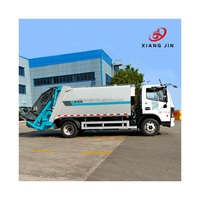 Camions à ordures compacts Dongfeng, compresseur hydraulique pour ordures, camion à ordures