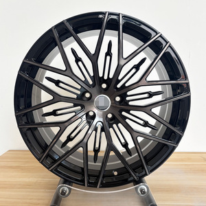 Jantes forgées en alliage d'aluminium noir de <span class=keywords><strong>20</strong></span> pouces à rayons multiples 5x112 pour Skoda <span class=keywords><strong>Kodiaq</strong></span> GT 2021 - Product Image 1