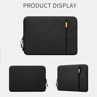 Housse pour ordinateur portable pour Macbook Air Pro, 13 14 15 16 pouces, housse pour ordinateur portable HP Dell ASUS Lenovo, sac pour ordinateur portable noir avec poche