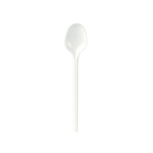Biodegradable and compostable bioplastic <b>coffee</b> <b>spoon</b>, white, 50 pcs/pack - Product Image 1