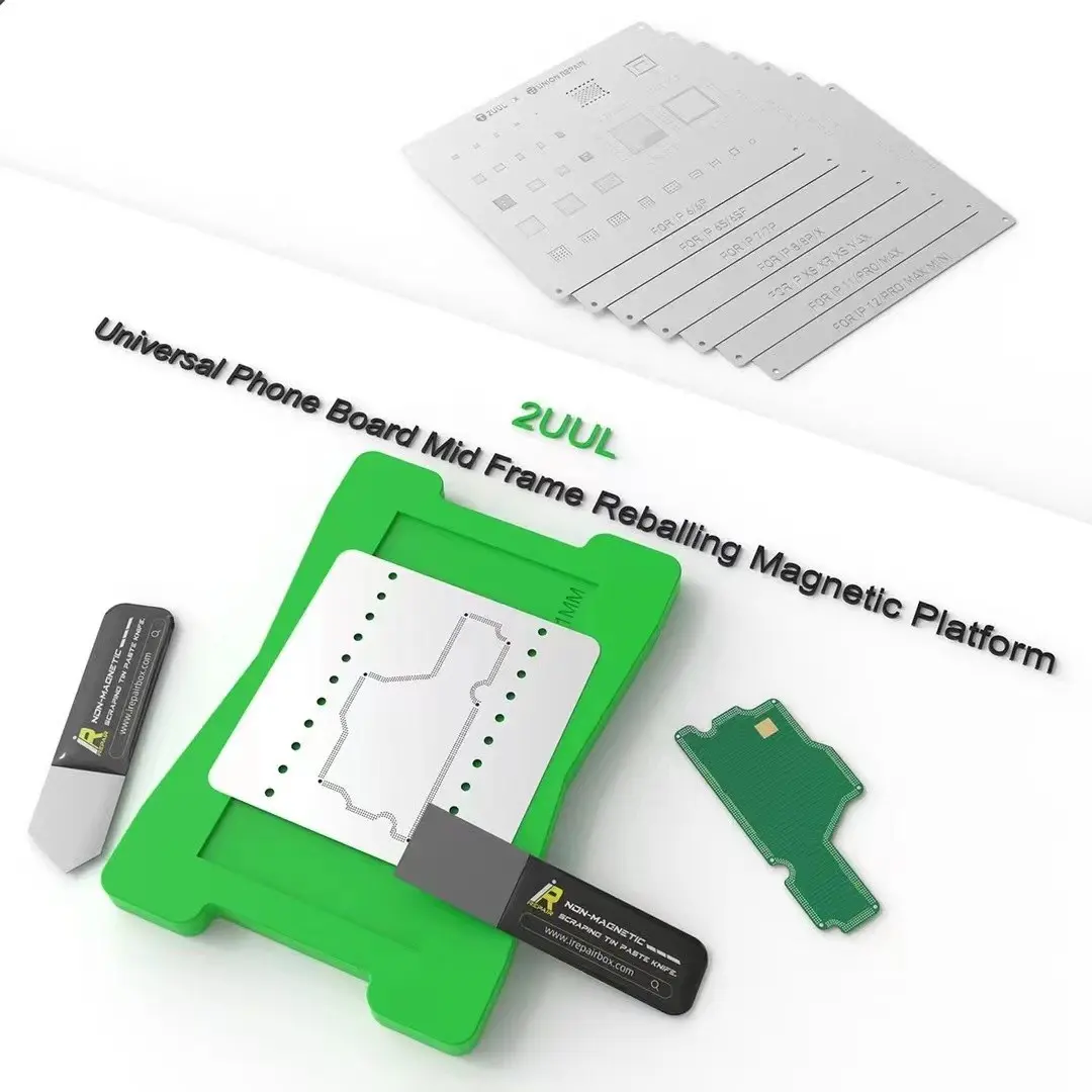 2UUL Platform Solder Tanaman Timah untuk Ponsel Motherboard CPU BGA Papan Logika Alat Pengerjaan Ulang